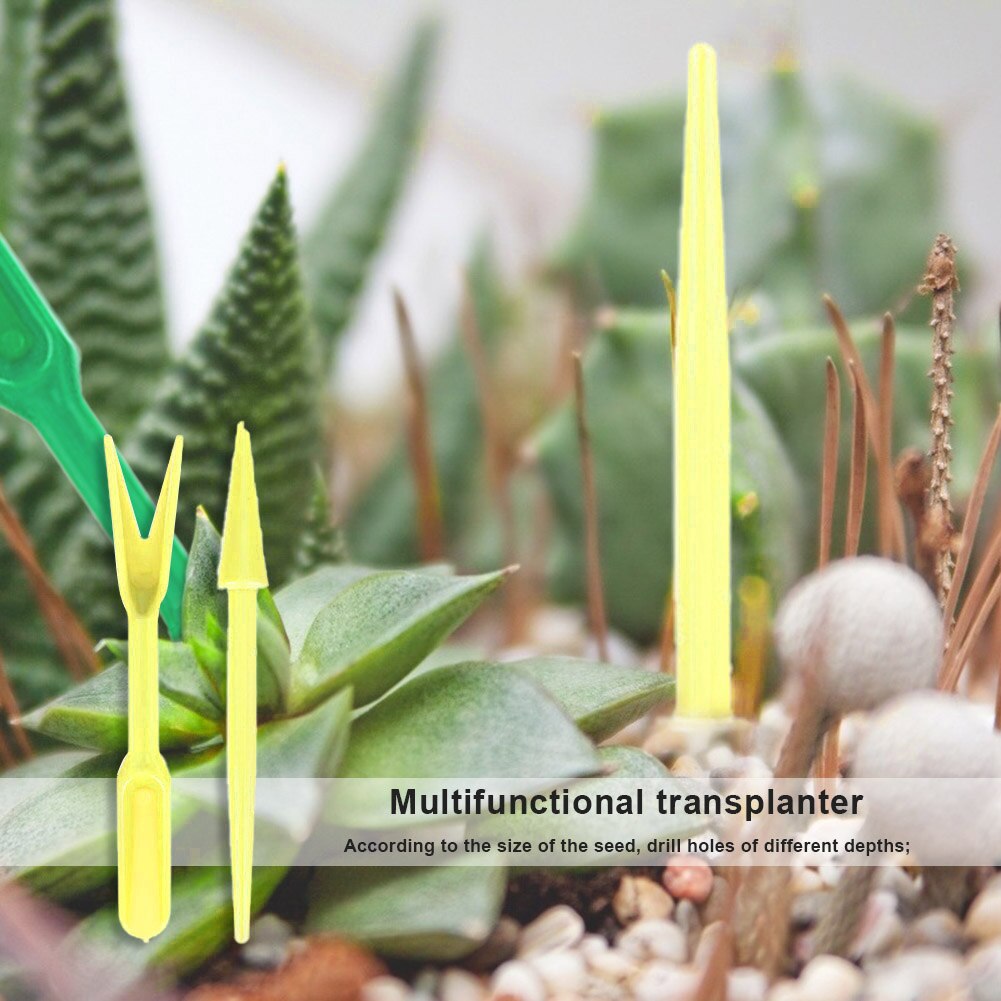 Transplanting Seedling Planting Tool Garden Lifter Planter Succulent Bonsai Fertilizer Digging Drilling Apparatus Seedling DIY