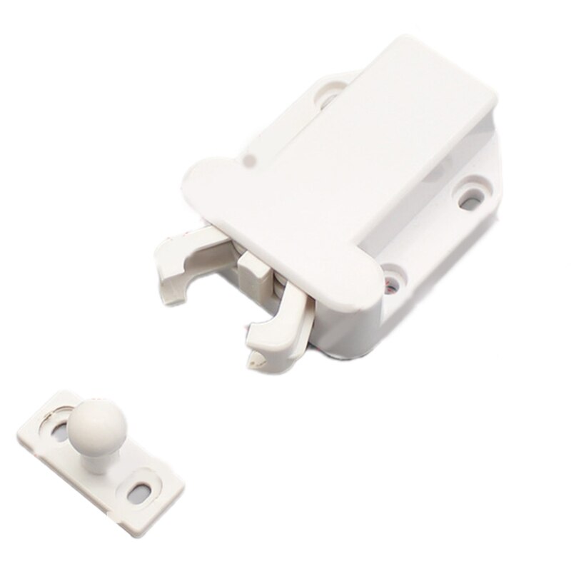 Door Push Latch Single Door Touch Latches Chassis Cabinet Rebound Bolt Furniture Push Lock Open the Door Without Handle