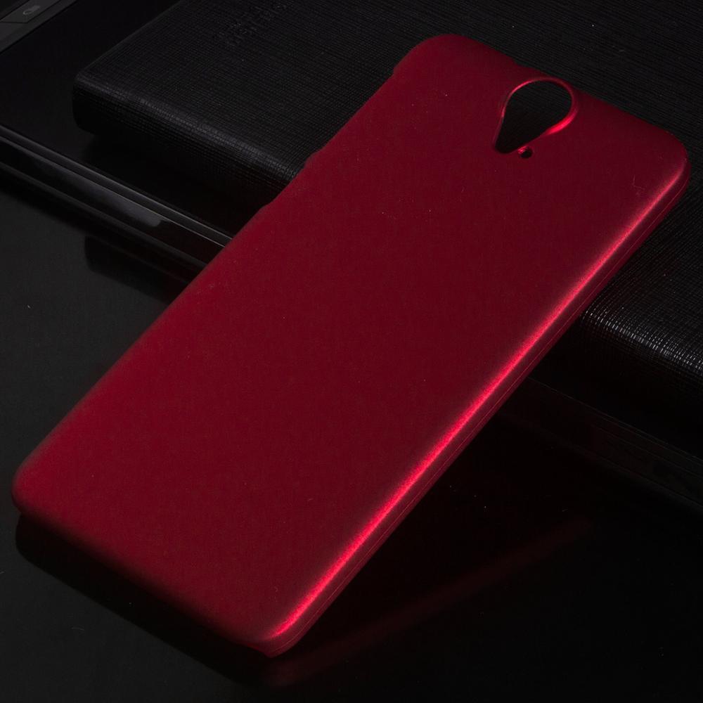 Matte Plastic Coque Cover 5.5For Htc One E9 Plus Case For Htc One E9 Plus Phone Back Coque Cover Case: red