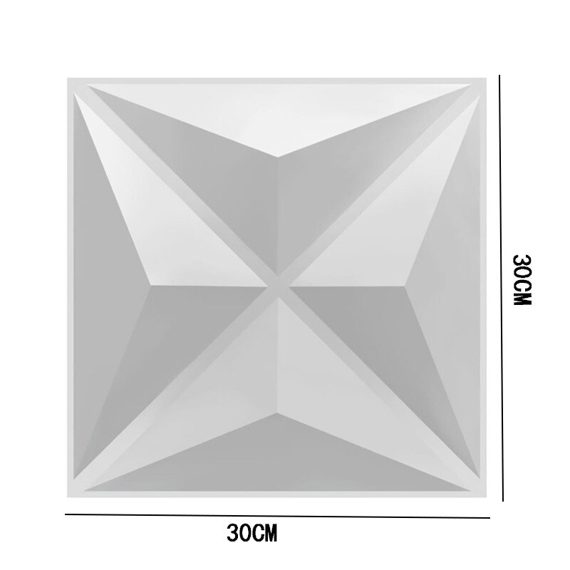 Panel de azulejos 3D de 30x30cm, pegatinas de pared de yeso 3D, papel tapiz para habitación, mural impermeable, pegatina de pared 3D para baño y cocina: 3