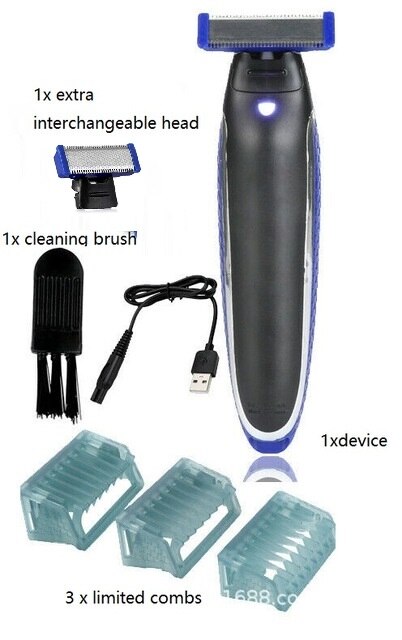 Tv solo elektrisk barbermaskin skjegg barbermaskin elektrisk barbermaskin kroppstrimmer menn barbermaskin hårtrimmer ansiktspleie kropps ansikts trimmer: til hoder