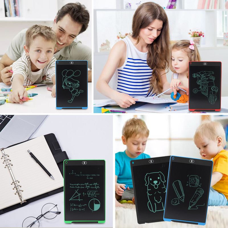 Kids Drawing Tablet Digital Graphics Tablet LCD Writing Tablet 12 Inch Electronic Notepad Portable Drawing Board Handwriting pad