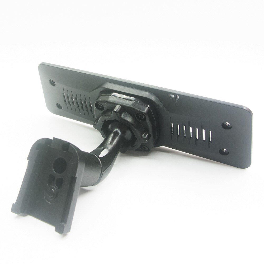Rear View Mirror Back Plate Panel + Interior Mirror Bracket for Car DVR Instead of Strap: with bracket No. 1b