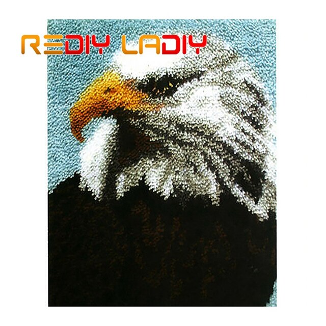 Latch Hook Rug Cars Collection Crocheting Carpet Rug 100% Acrylic Yarn Sofa Cushion Mat DIY Carpet Rug Home Decor Arts & Crafts: ZD298