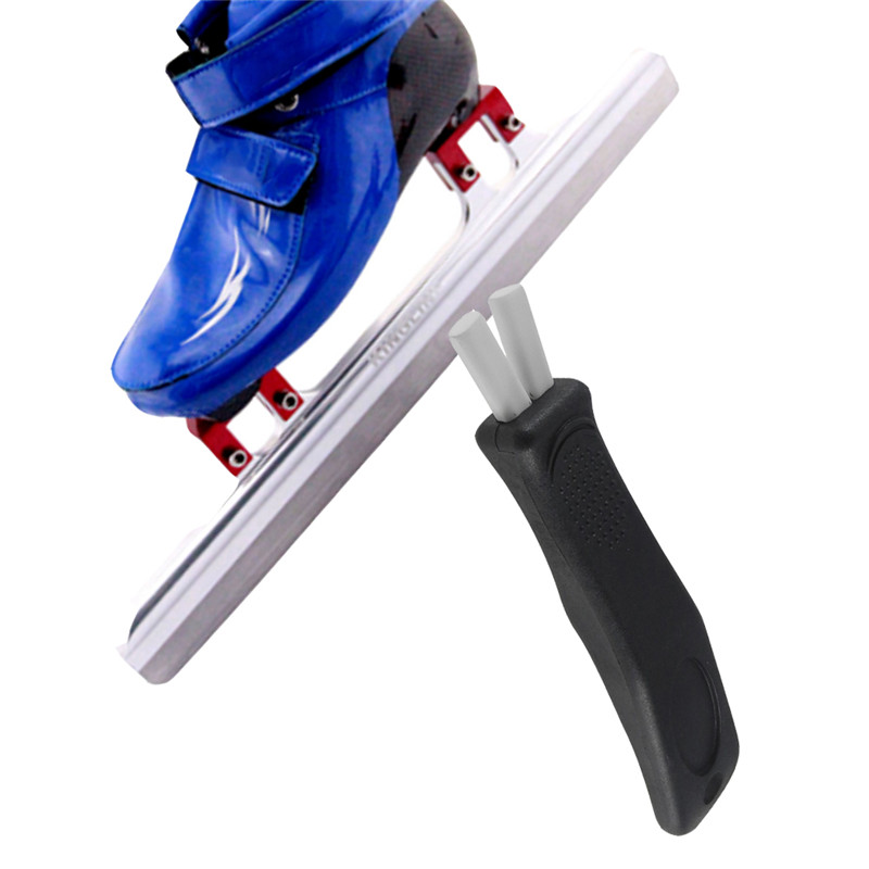 Afilador de patines de hielo, sistema de afilado manual, afilador de Hockey, bordes de hoja, varilla de cerámica