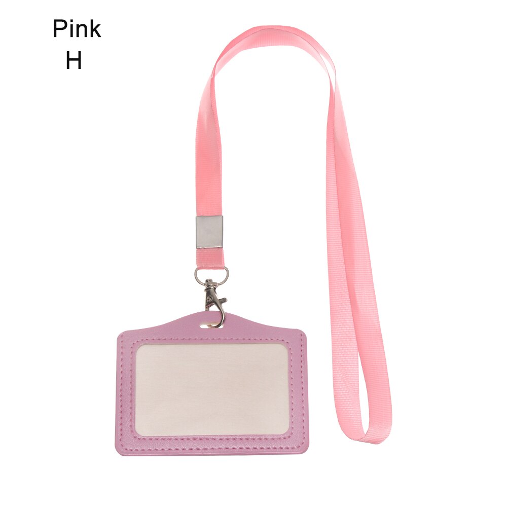 Gorąca sprzedaż bez zamka tanie etui na karty kredytowe Bus etui na dowód osobisty identyfikator z zwijacz Tag materiały biurowe: H	pink