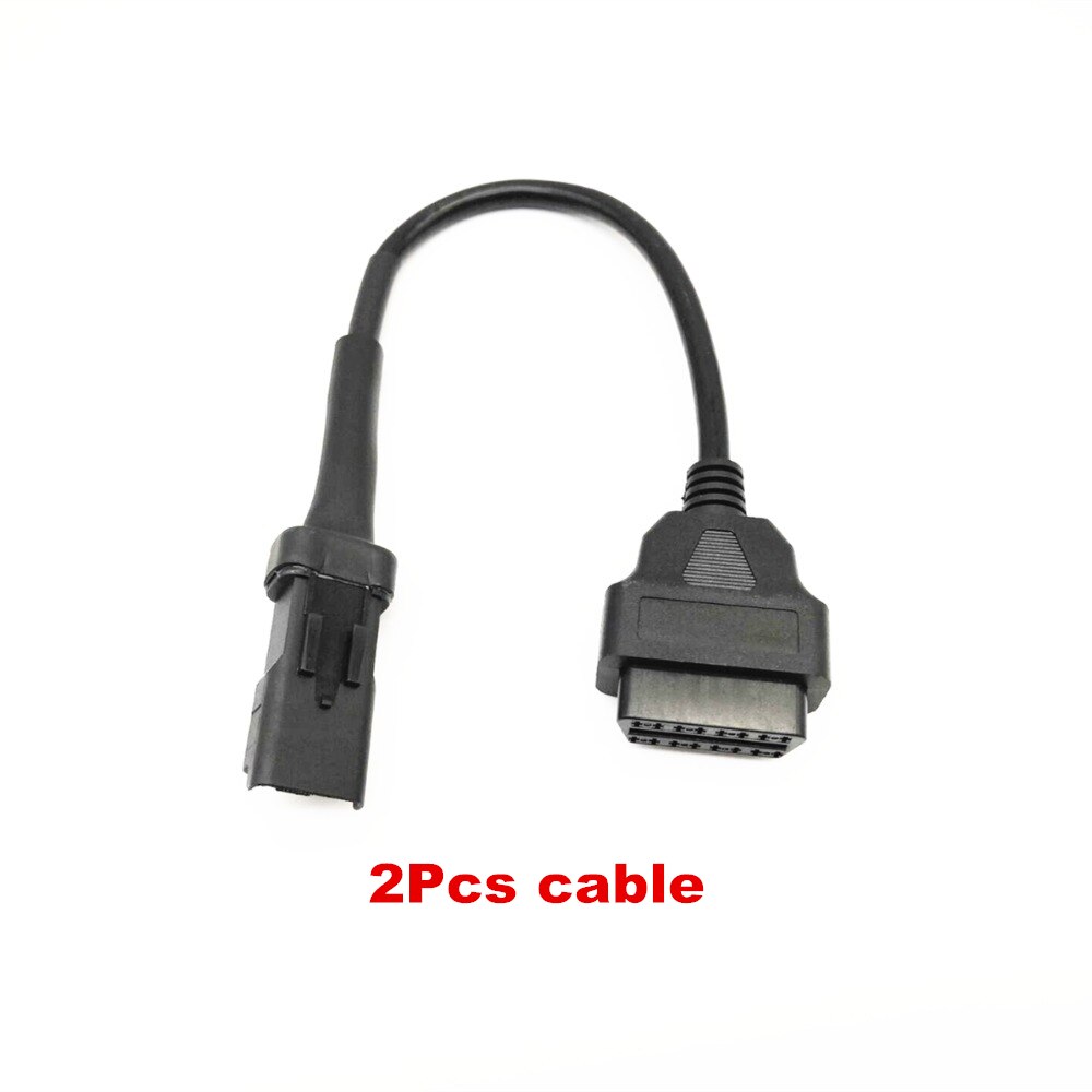 DCT-Ducati 4 pin connector OBD II cable CAN BUS diagnostic harness electronic cable of DCT motorcycle: 2pcs