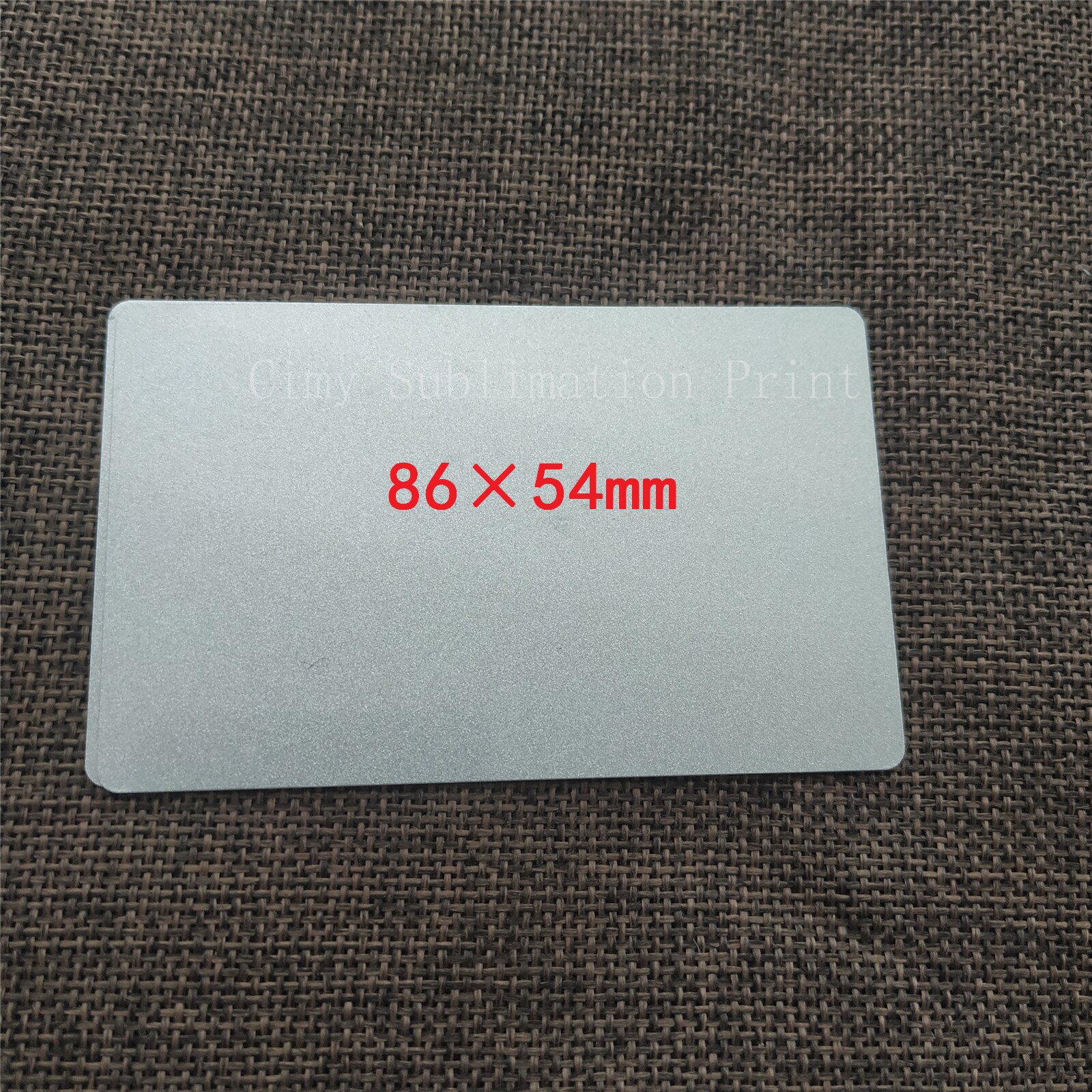 100sheets 0.45mm 86*54mm Blank Sublimation Metal Plate Aluminium sheet Name Card Printing Sublimation Ink Transfer DIY Craft: Pearl Silver