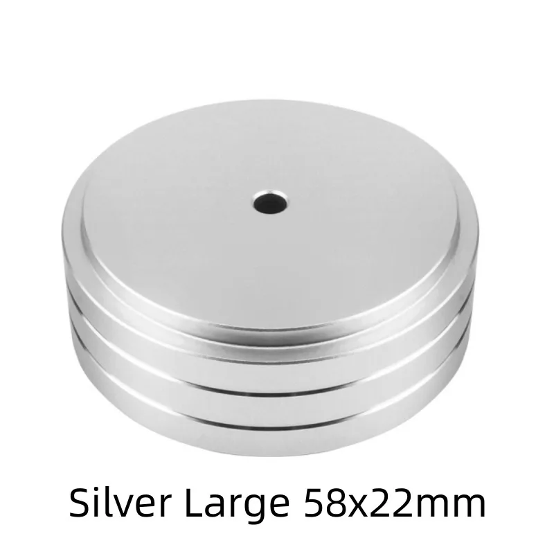 Speaker Spikes Stand Voeten Pad Voet Voor Luidsprekers CD Versterker 58x22mm 40x20mm Aluminium Rubber Draagbare Audio Video 4 sets