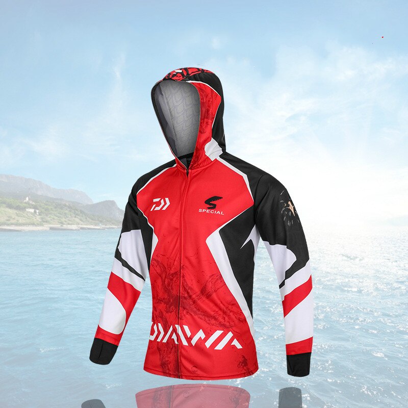 Fishing Clothing Long Sleeve Men Fishing Jacket Sunproof Breathable Coat Fishing Shirt For Trekking Climbing Fishing Clothes