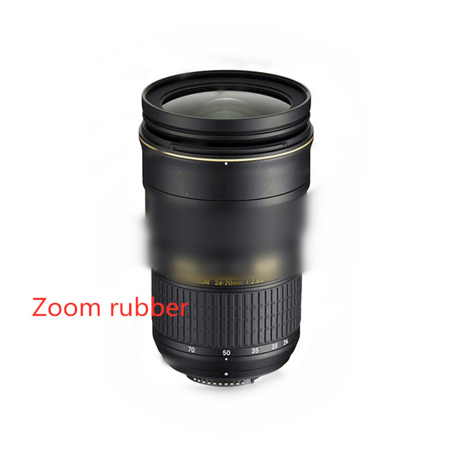 Original For NIKKOR 24-70 2.8G Lens Focus Rubber Ring and Zoom Rubber Ring For Nikon 24-70mm F2.8G ED AF-S Lens Repair Part: zoom