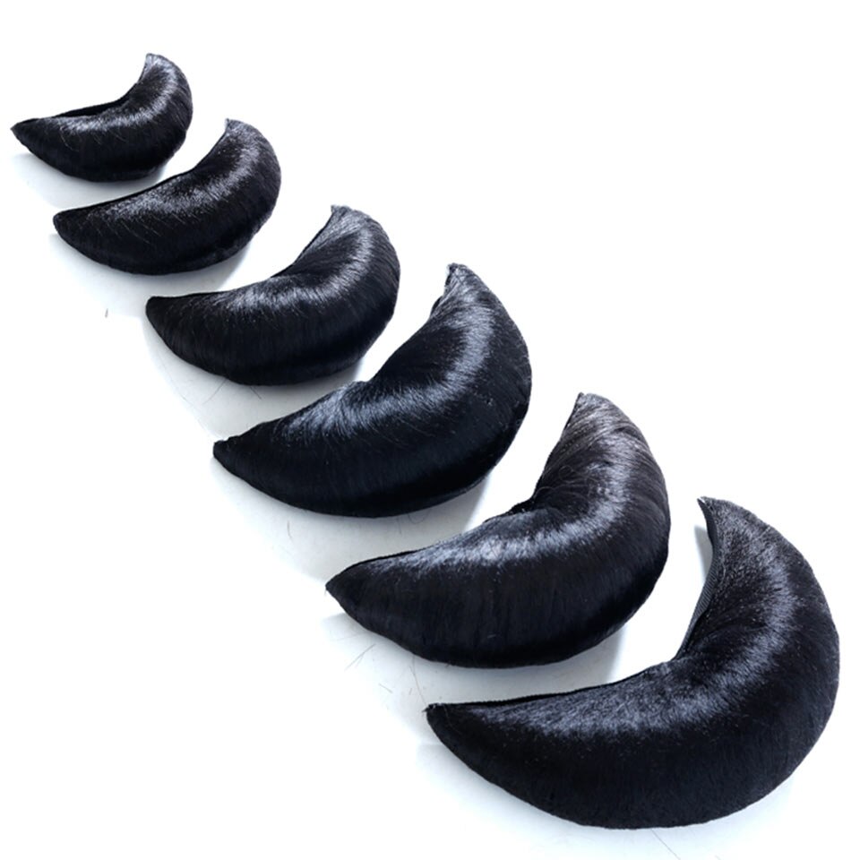 WTB nero Dei Capelli Chignon Sintetico Veloce Panino Coque Cabelo parrucchino Capelli panino pad nero corno di Bue PARRUCCA