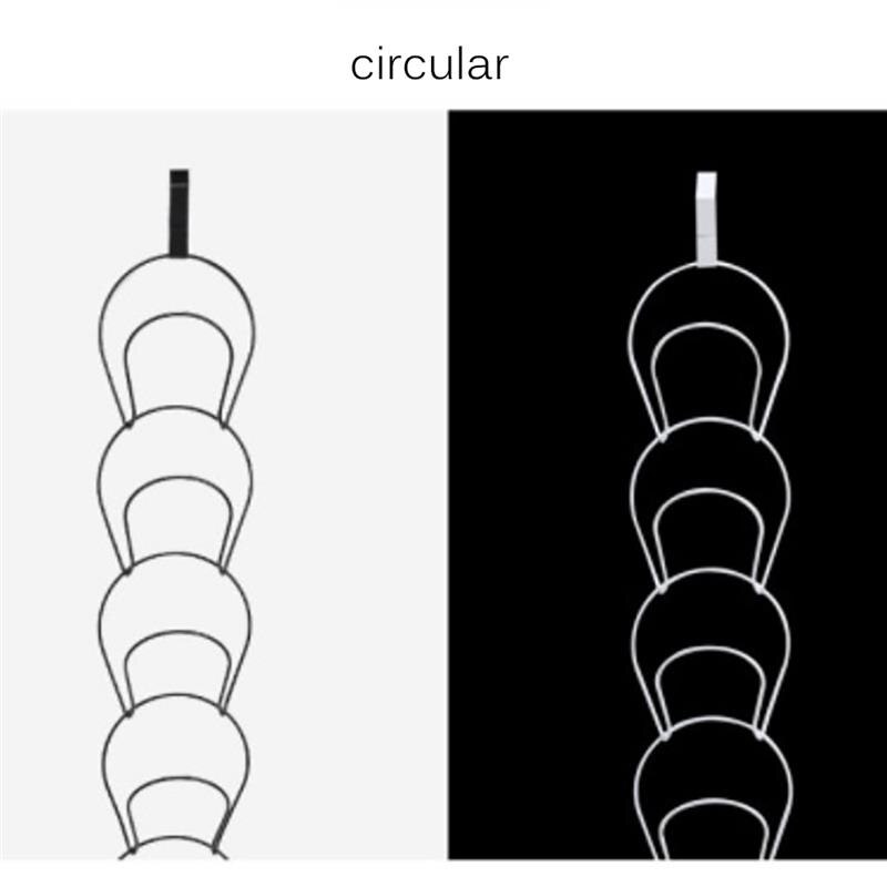 Iron Wire Hook For Placing A Hat, Stackable Chain Hat Display Stand, Clothes Bag, Tie, Neck Scarf, Iron Ring Placement Rack