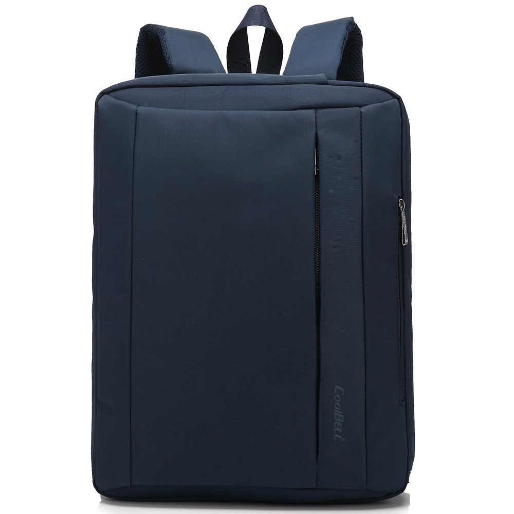 Convertible Large Laptop Backpack Men 15,17 Inch Business Shoulder Bag Backpack Men School Bag For Teenage Travel Bag: Blue