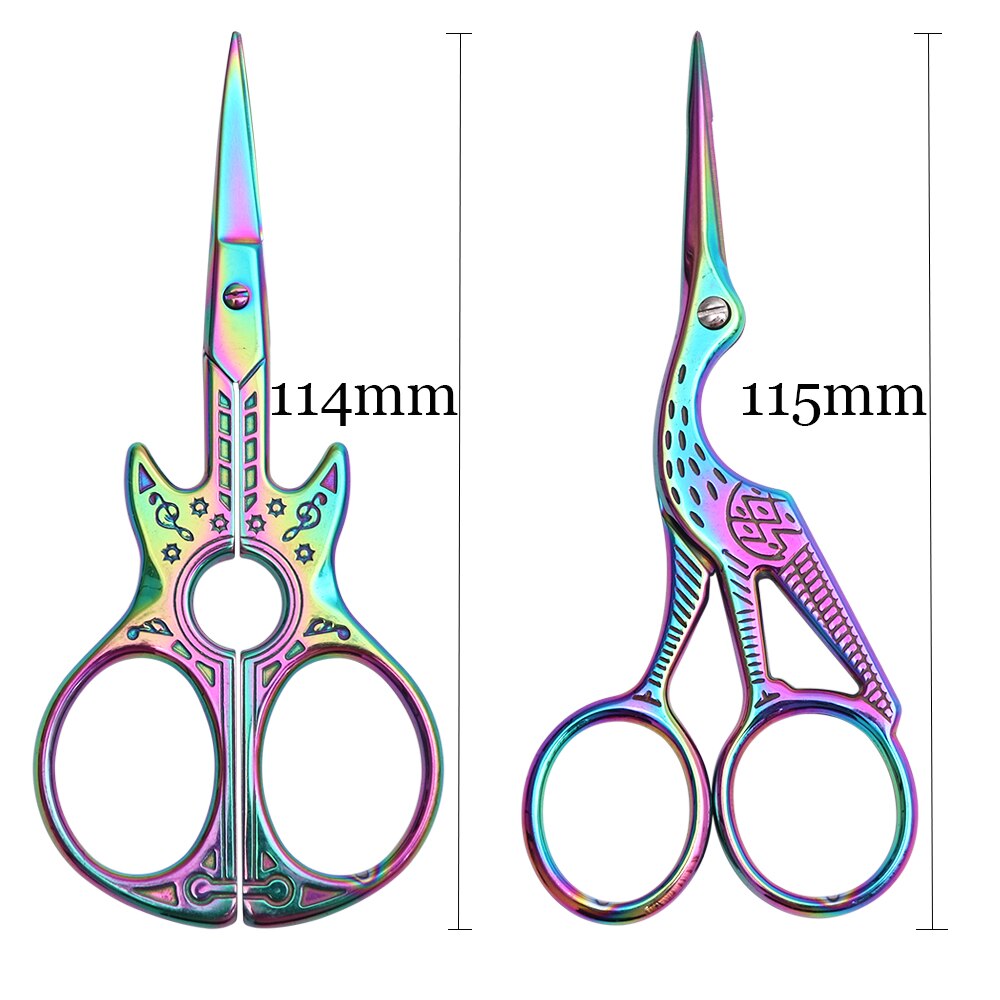 1pc Rainbow Nail Cuticle Nipper Stainless Steel Chameleon Scissor Clipper Dead Skin Remover Pusher Manicure Makeup Tools SAA37