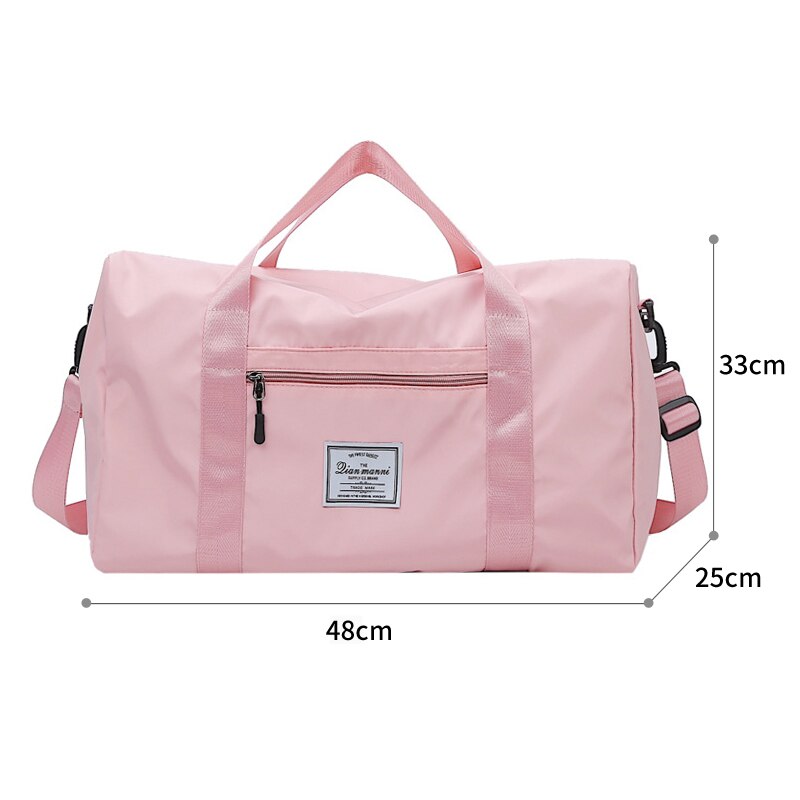 Nylon Travel Handbag Carry on Fitness Shoulder Bags Men Duffle Bags Women Travel Tote Large Weekend Bag Overnight Bag XA814WB