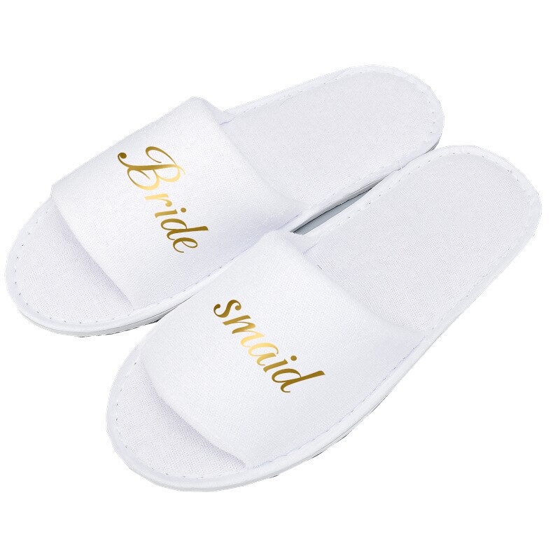 Malva-Bata larga de satén de gasa para dama de honor, ropa de manga larga, personalizada, para novia y boda: slipper bridesmaid