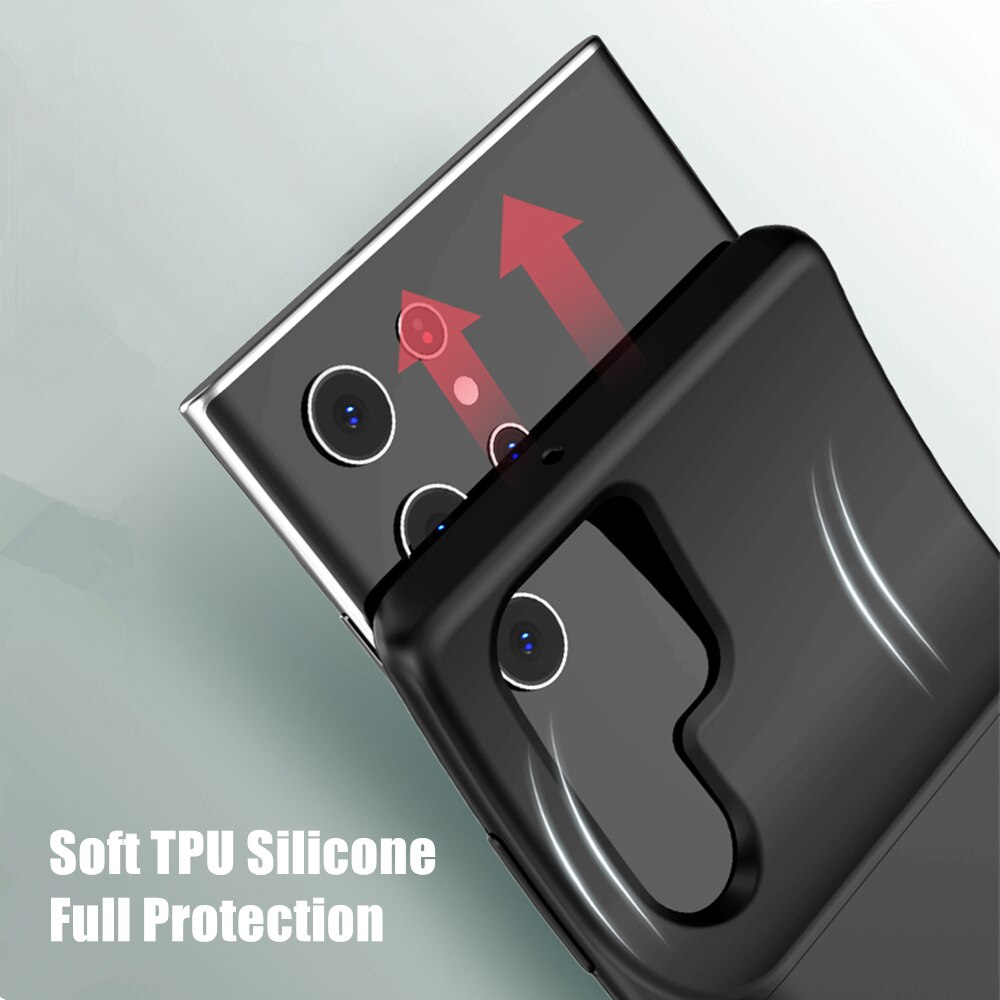 4800mAh Battery Charger Cases For Samsung Galaxy S22 Ultra S22+ S22 Plus Battery Cases 4700mAh Power Bank Cover For Samsung S22