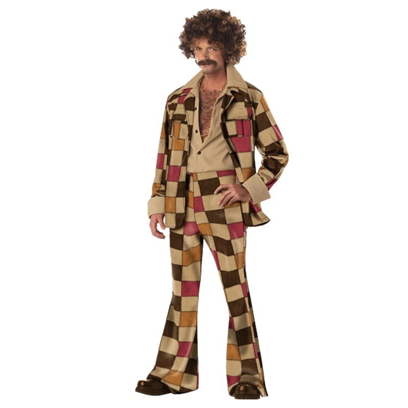 Retro 60s 70s Fringed Hippie Costume Adult Men & Women Cosplay Aboriginal Fancy Dress Suits