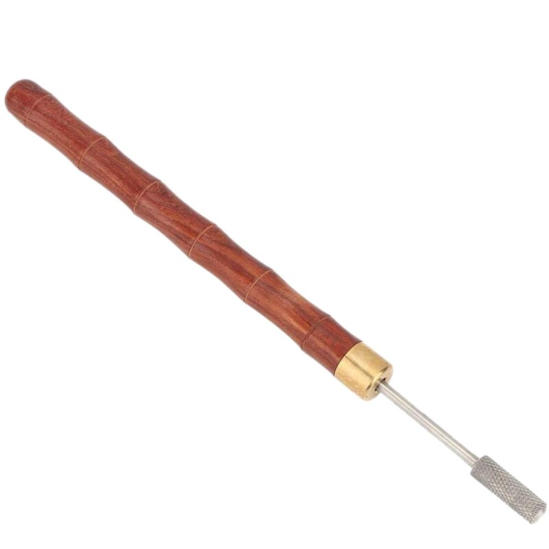Kant olie pen messing hoved læder kant farvestof rulle bælte finisher værktøj læder diy håndværk til læder kant behandling