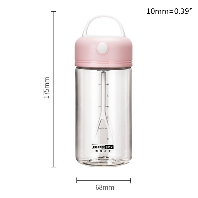 Coctelera eléctrica para proteínas para mujer, mezclador automático de bebidas J6PE, taza de café pequeña de viaje