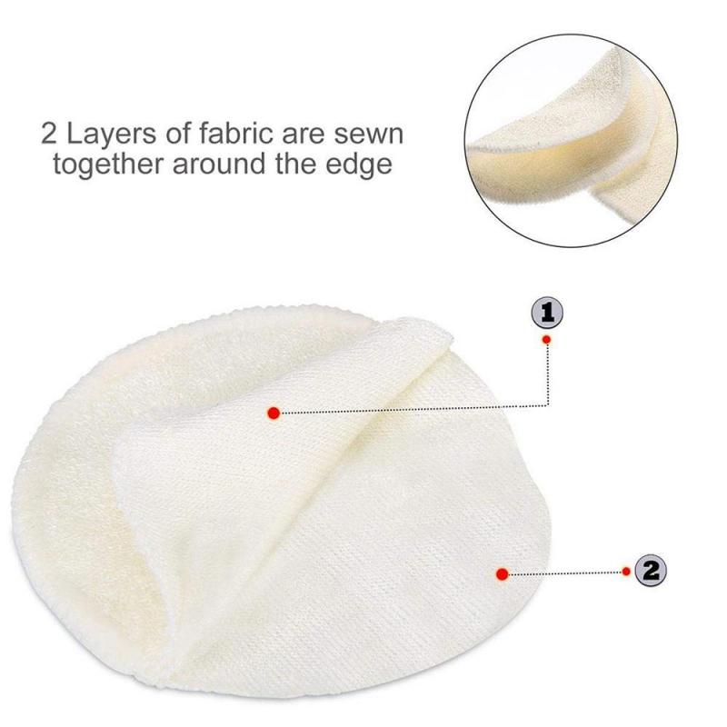 Almohadillas reutilizables, 12 Uds., lavables, redondas, de bambú, de algodón, para quitar el maquillaje Facial, con bolsa de malla, para limpieza Facial/ocular/Facial