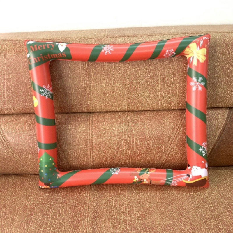 Festive Props Party Decorations Photo Background Christmas Decoration Fun Christmas Inflatable Photo Booth Frame