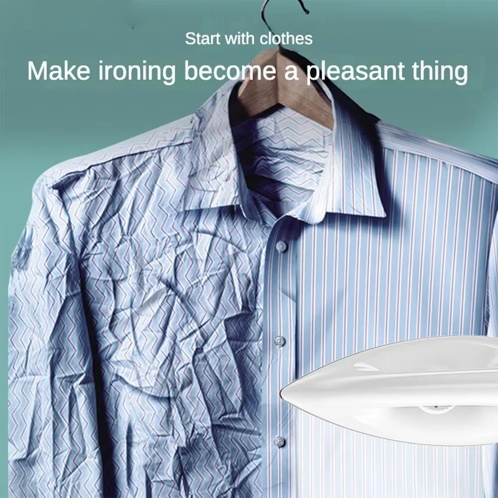 Electric Iron 1000W 5 Gear Adjustable Household Dry Ironing without Water Iron Drilling Heat Transfer for Home Travel