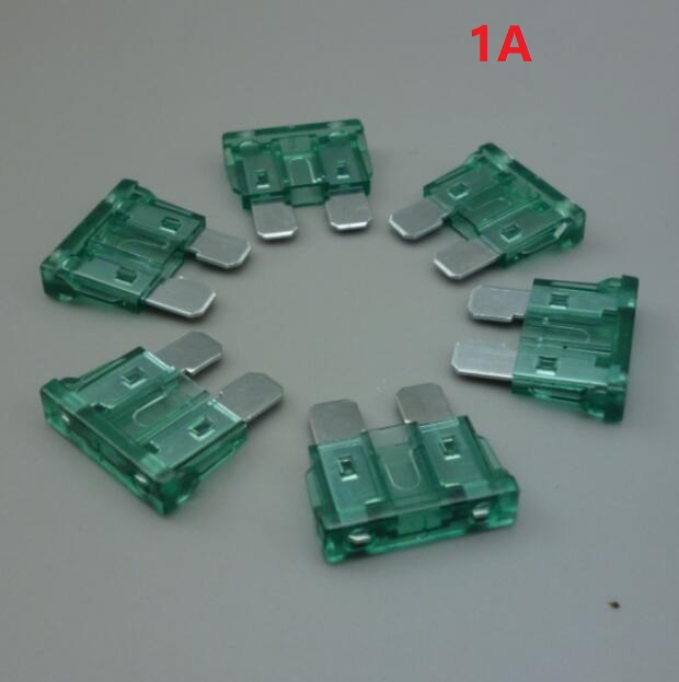 Shhworldsea medium bil blad sikringer sortiment standard sikring 1a 2a 3a 5a 7.5a 10a 15a 20a 25a 30a 35a 40a bil bil lastebil: 1a-20 stk