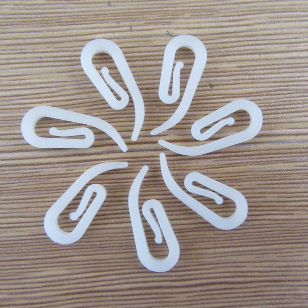 40Pcs Window Curtain Rod Slide Rail Track Glider Drape Pole Runner Loop Hook