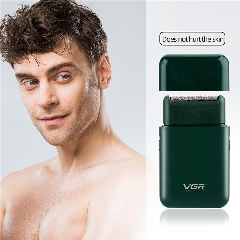 Portable Reciprocating Electric Shaver Mini Beard Sideburn Trimmer Painless Shaver Cordless Razor Hair Cutter Trimming Machine