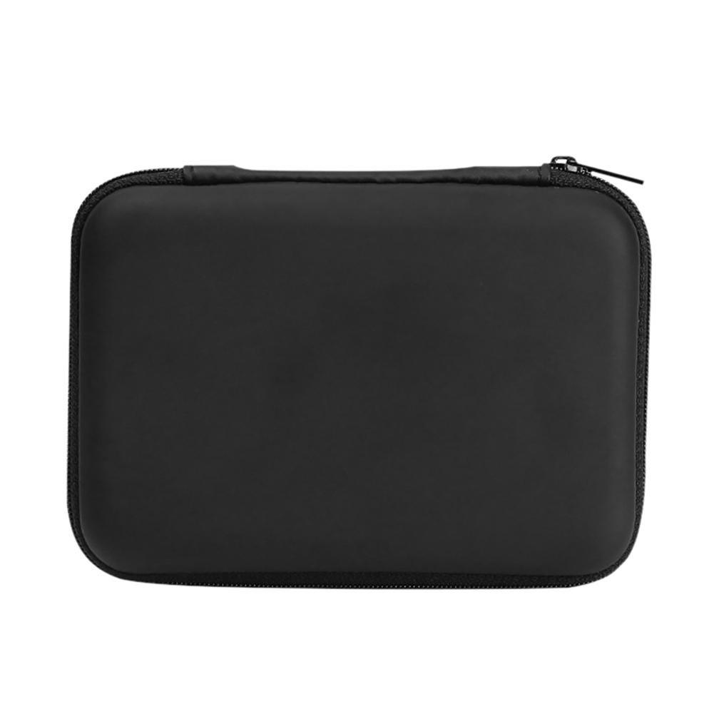 Kabeltaske cover 2.5 tommer usb powerbank ekstern harddisk beskyttelsesenhed beskyttende taske, bærbar eva opbevaringstaske til rejser: Default Title