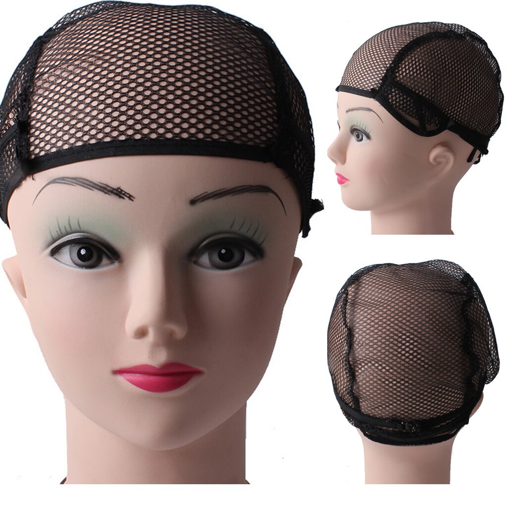 Bonnet de tissage pour perruque, doublure en maille extensible, respirant, Beige: Rose