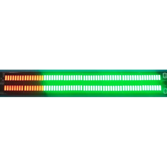 Lumière LED stéréo à spectre musical, indicateur de niveau Audio, amplificateur VU mètre pour lecteur de voiture, lumière d&#39;ambiance, Volume de rythme: 64 Multi mode A