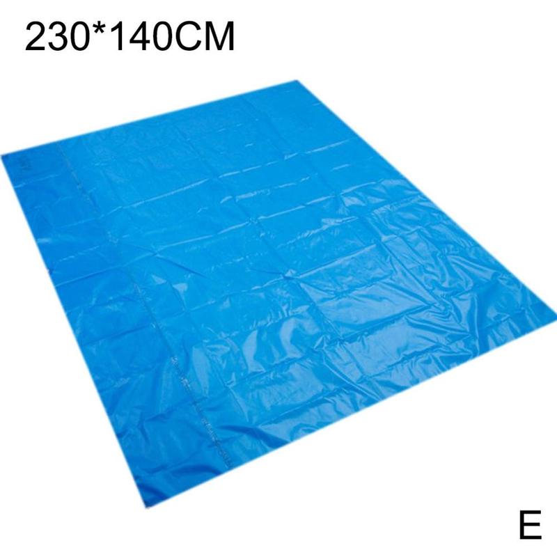 Outdoor Waterproof Ground Mat Oxford Cloth Camping Mat polyester Uses-suitable cloth For Parking 210t Beach Tent Lots V2E6: E