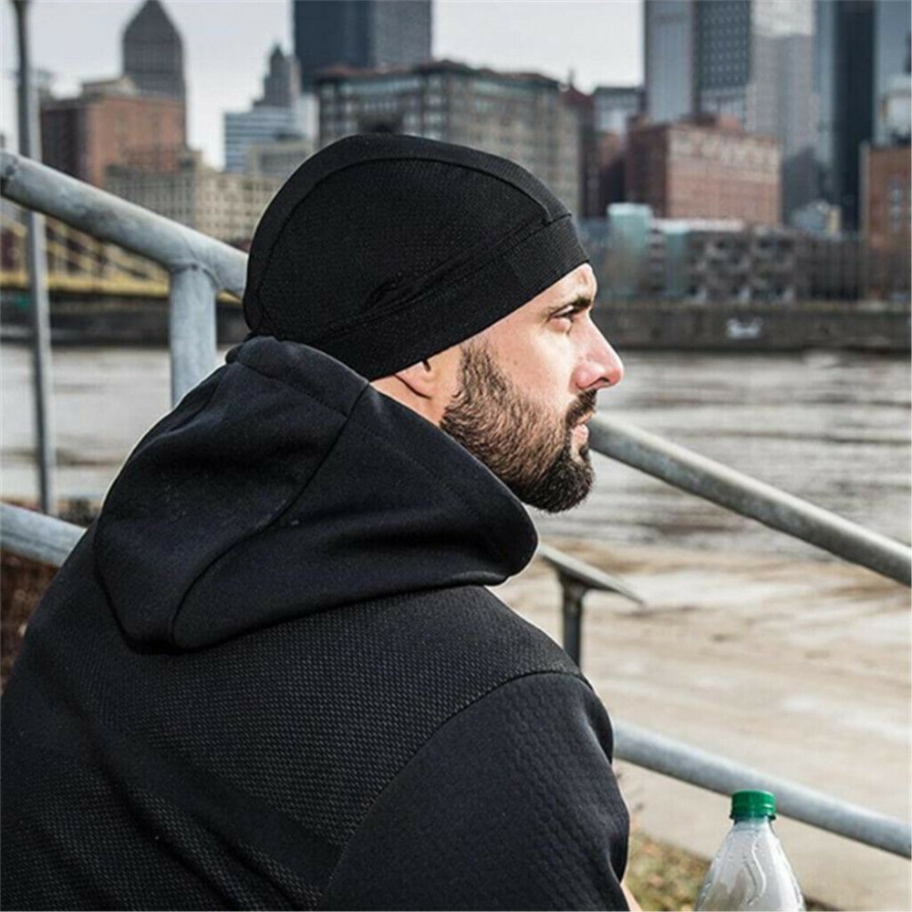 Motorcycle Helmet Moisture Wicking Cooling Hat Helmet Inner Cap Beanie Cap Dome Cap Moisture Wicking Motorcycle Accessories