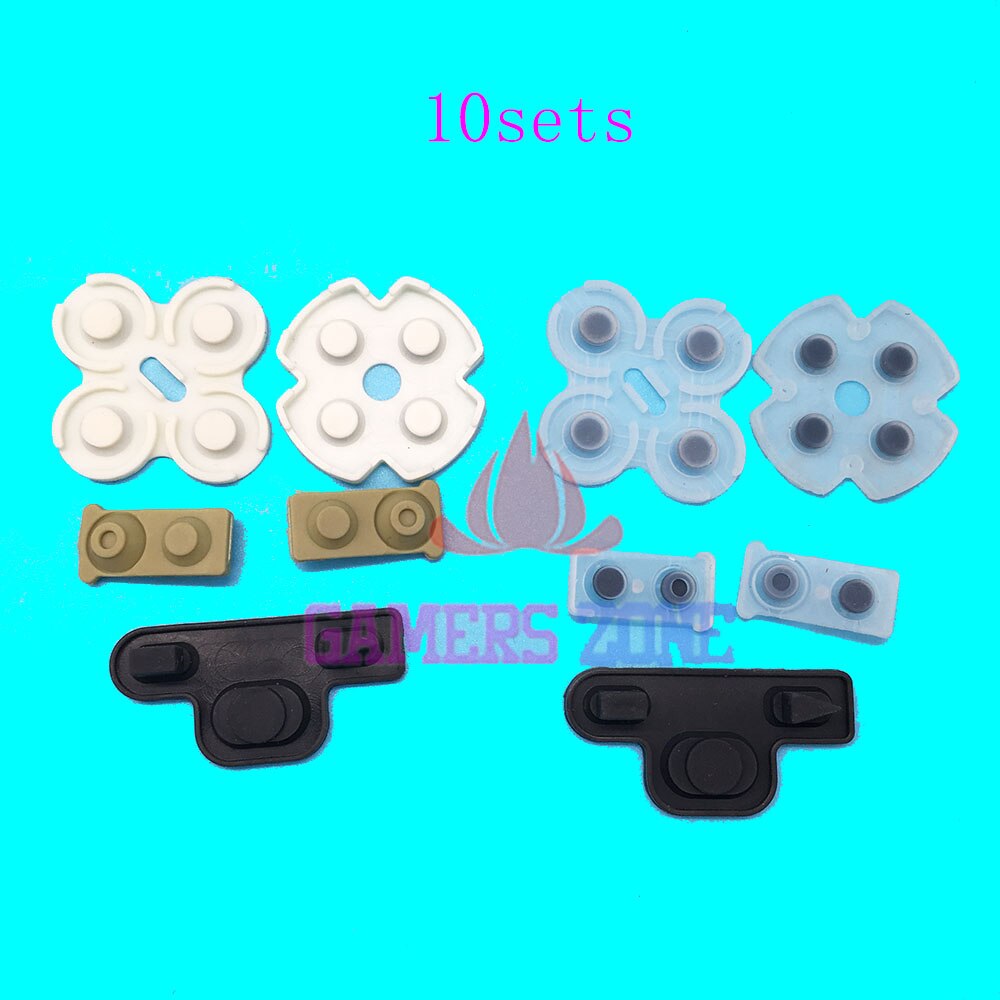 10set For Playstation 3 Controller Repair Part Conductive Silicon Rubber Button Pads Replacement For PS3
