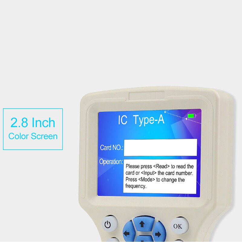 Lettore di accorto carta NFC a 10 frequenze scrittore RFID copiatrice duplicatore 125KHz 13.56MHz USB Imbrogliare copia chiave codificata UID