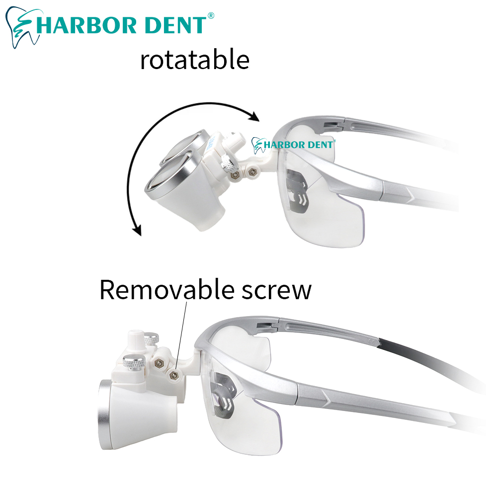 Dental Binocular Magnifier Ultra-lightweight Optical Loupes 320-420mm Magnifying Glass For Dentist Surgery 2.5X 3.5X