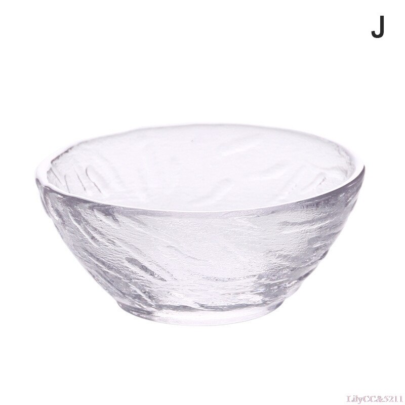 Taza de vidrio resistente al calor, vaso de Sake de estilo japonés hecho a mano, martillado pequeño, , 1 ud.: J