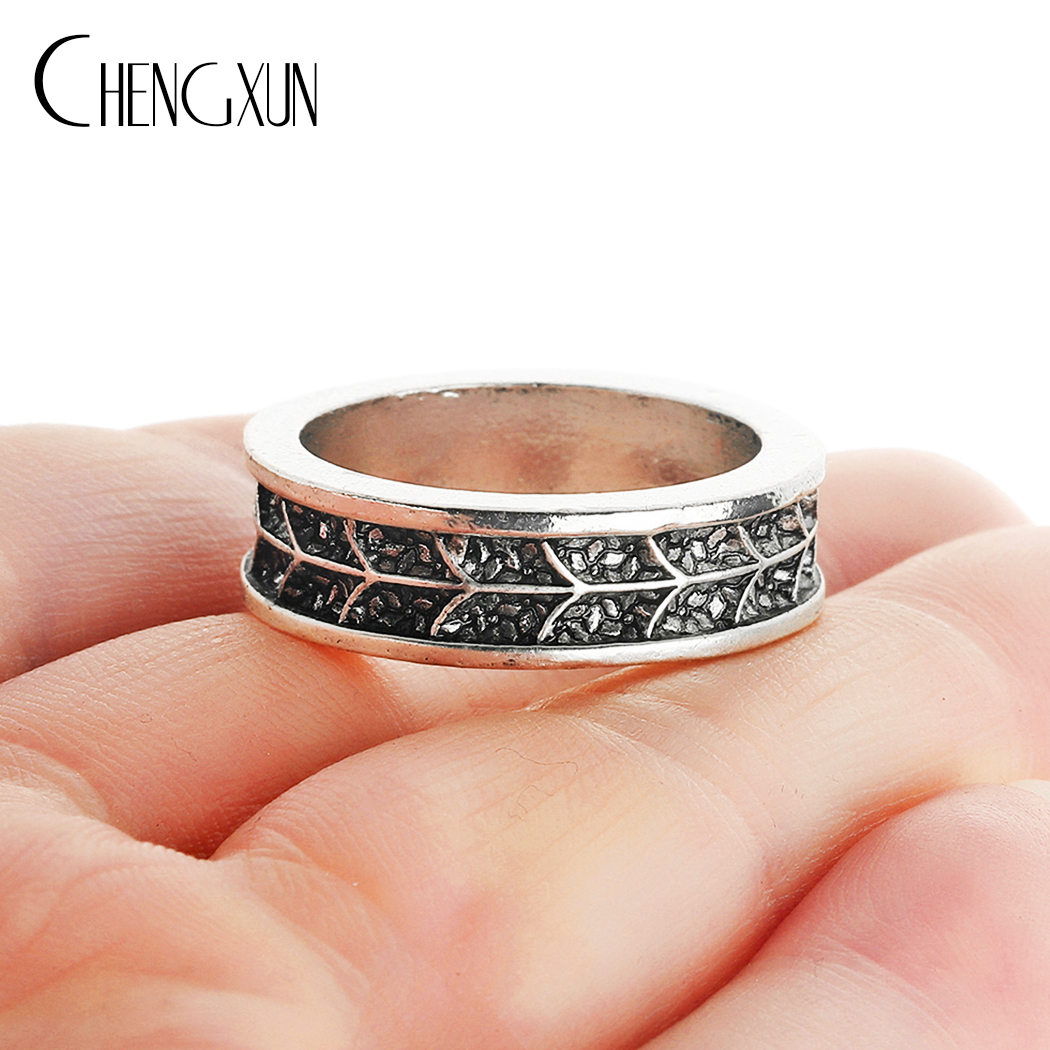 CHENGXUN-Anillo de plata antigua estilo dragón para hombre, sortija de motorista apilable estilo Hip Hop, Punk, mitología, Vintage, hecho a mano