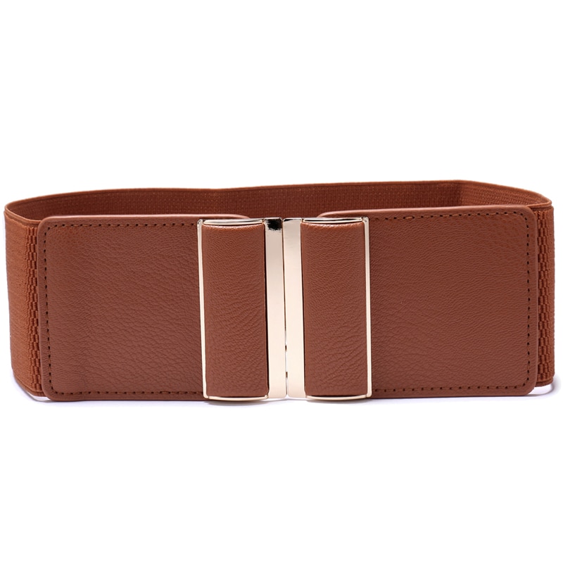 Frauen 3 "Breiten Gürtel Elastische strecken schnallen Bund Dame Cummerband Plus Größe Mädchen Bund Taille Dichtung Breiten Gürtel Frauen