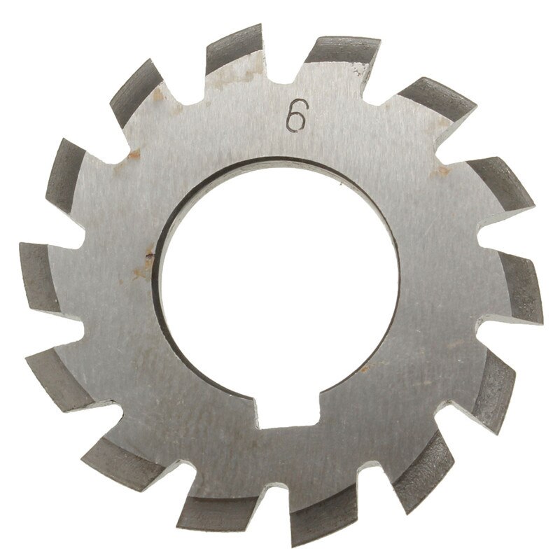Diameter 22mm M1.25 20 Degree #6 34-54 Gear Involute Gear Cutters HSS Module High Speed Steel