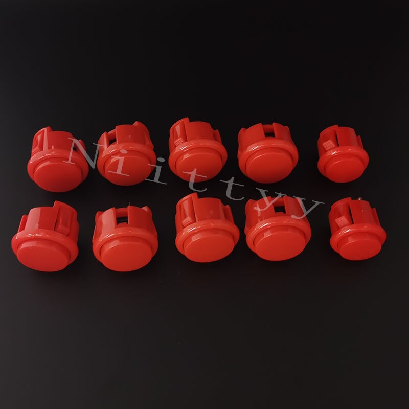 50Pcs Arcade Kopie Sanwa OBSF-30 Push Knop 30Mm Ronde Knop Jamae Mame Diy Onderdelen