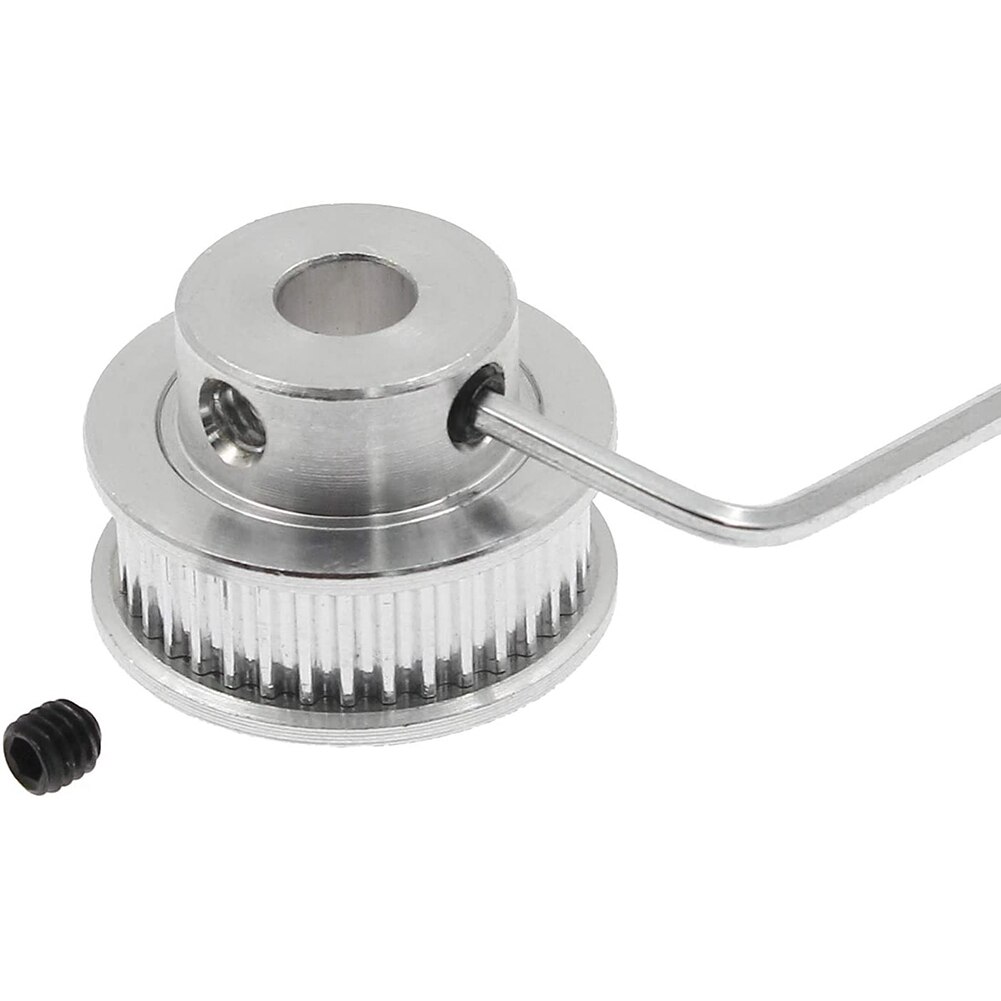 2 Sets GT2 Timing Belt Idler Pulley Aluminum Synchronous Wheel Kit for 3D Printer CNC Mechanical Drive