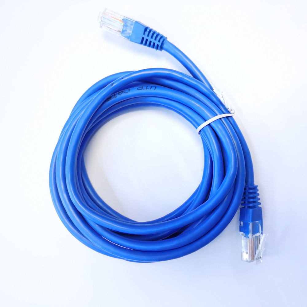 Câble De Réseau RJ45 CAT6 UTP 5 M - Rallonge Mâle/femelle - Blanc - Pour Internet, Box, Ordinateur