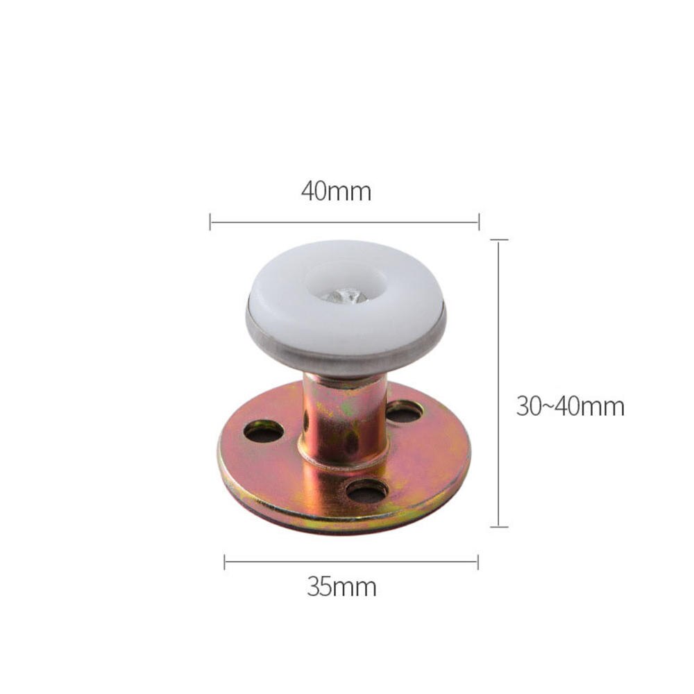 Dispositivo de mesita de noche fija, autoadhesivo, antivibración, anticolisión, estabilizador de vibración de cama, artefacto de pared: Bronze S