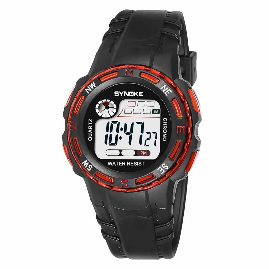 Kids Horloges Kinderen Digitale LED Sport Horloge Universele kinderen Horloge Lichtgevende Waterdichte Beweging Student Horloge