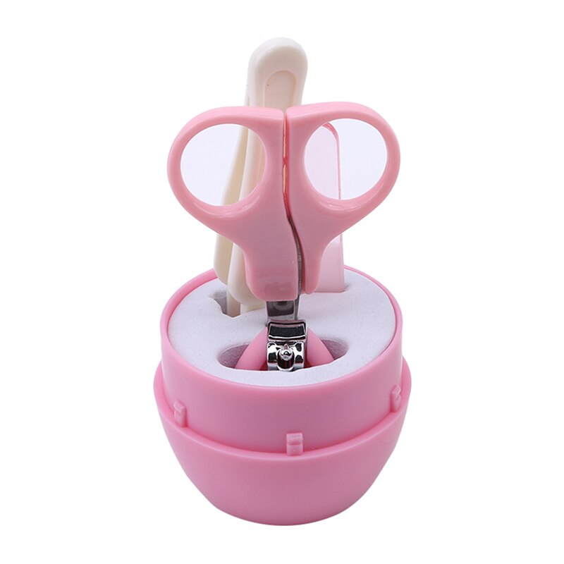 1Set Baby Nursing Nail Clippers Block Scissors Nail Clipper Blocks Cutter For Kids Nail Trimmer Blocks Best Baby Nail Care: pink