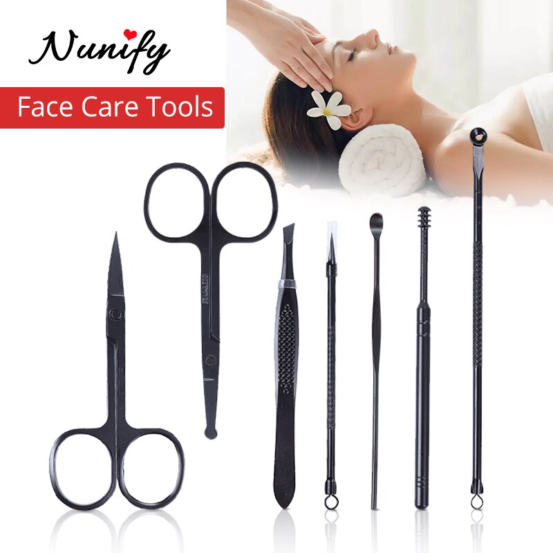 Nunify sort manicure negleklipper pedicure sæt negle klip sæt negle cutter til tykke negle negle cutter værktøj tip knipper